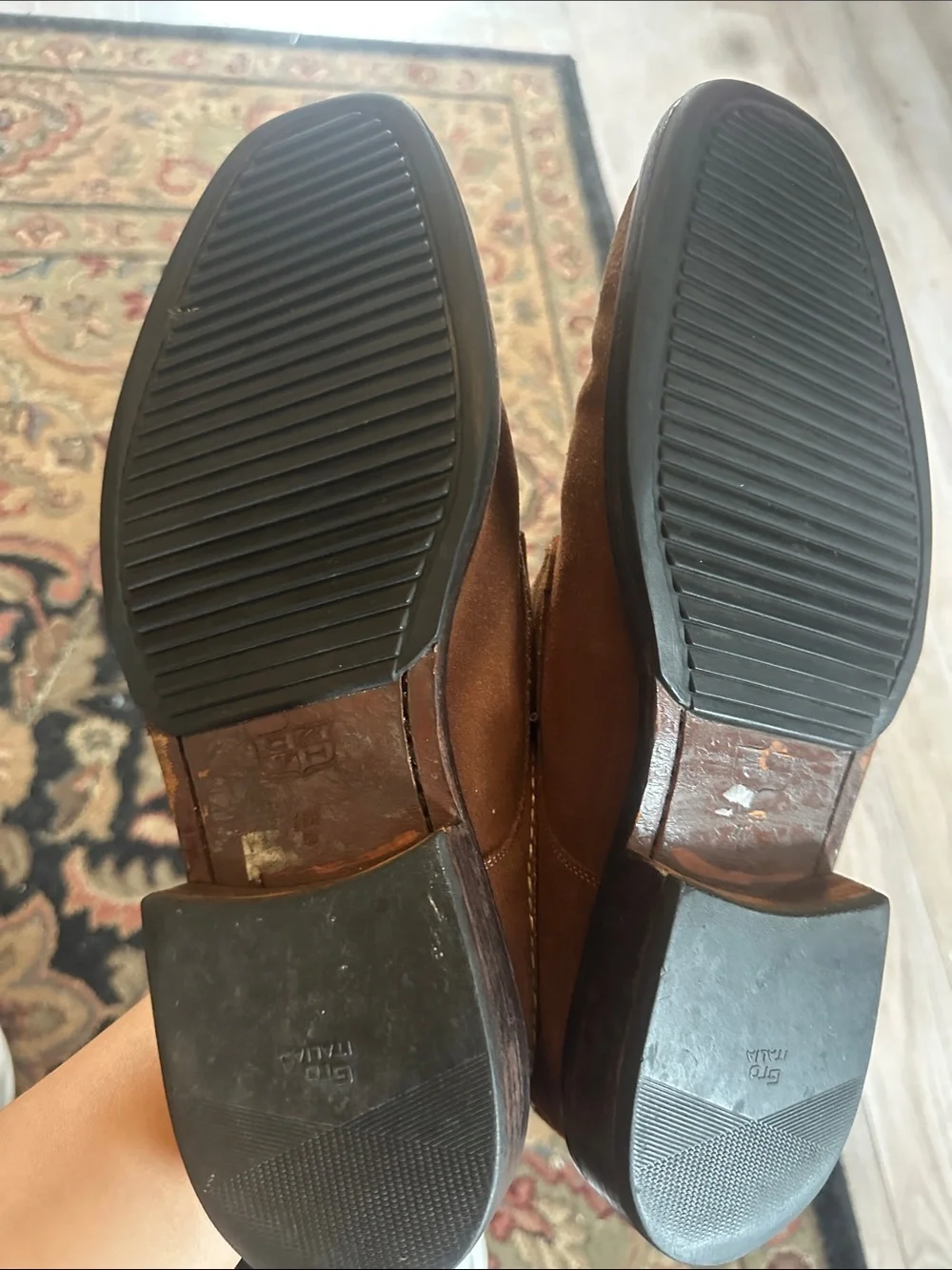Cole Haan brown suede